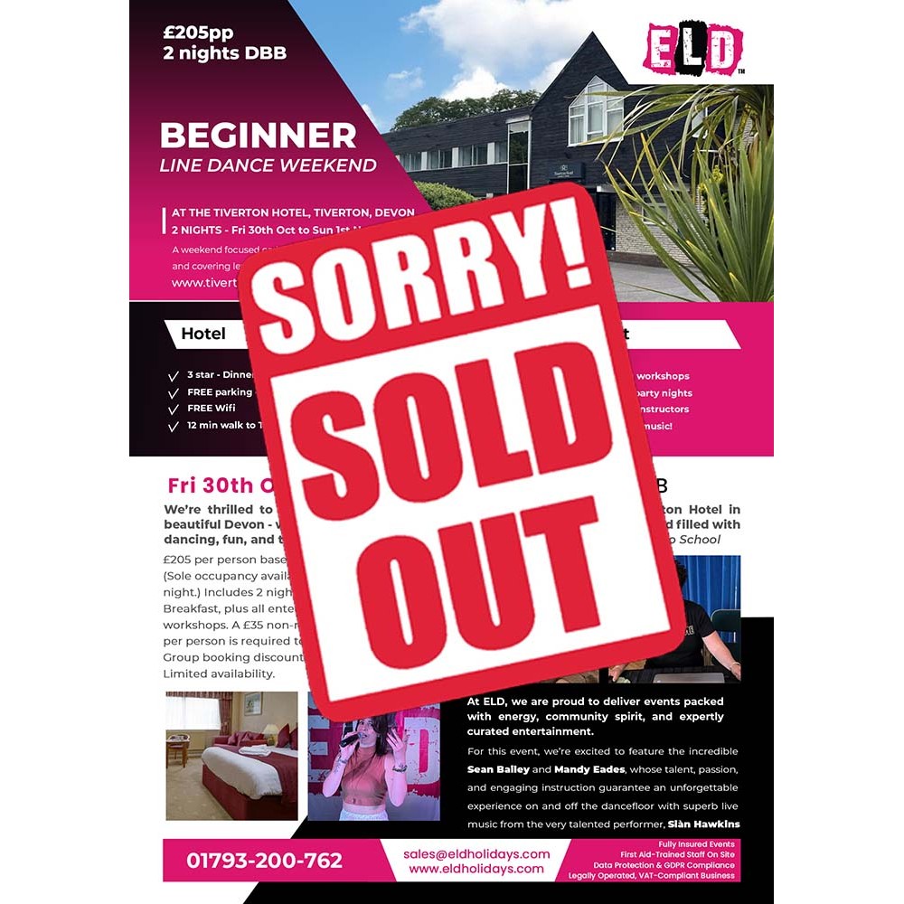 Tiverton Beginners Weekend at Tiverton Inn & Lounge - Get In Line event